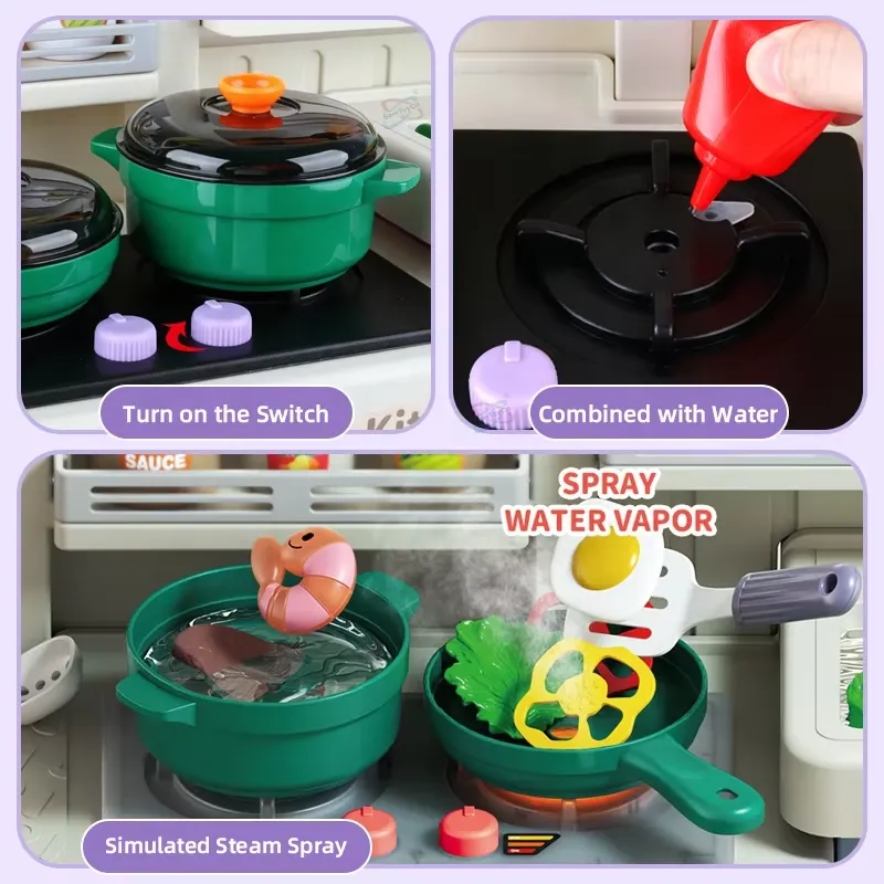90cm Large Pretend Play Kitche - Home Improvement K&B Construction review and price