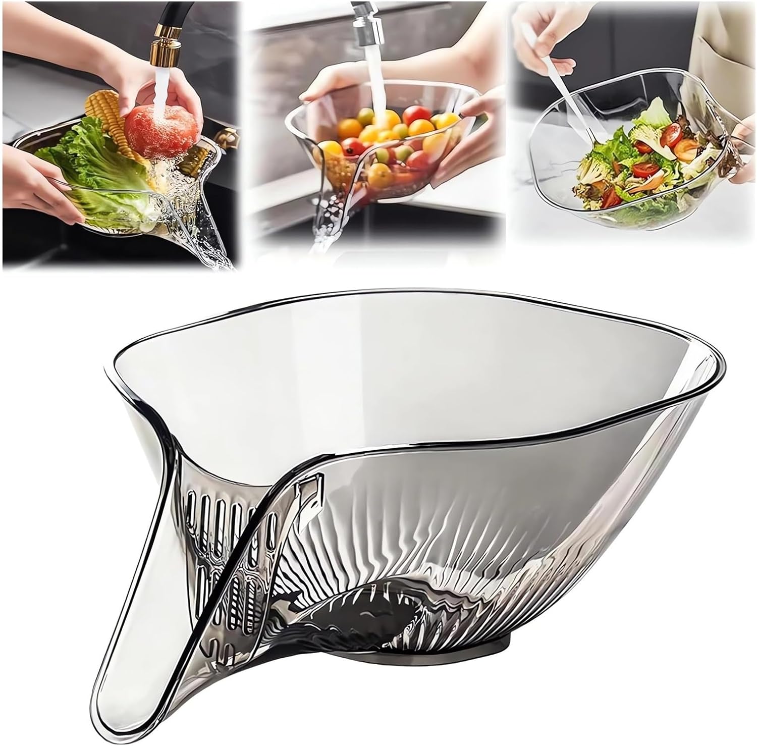 Fruit Cleaning Bowl With Strai - Sink Drain Strainer review and price