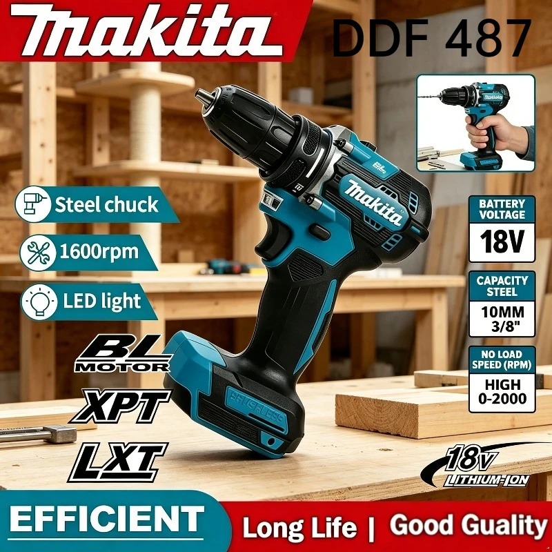 Makita DDF487 18V Brushless Co - Makita Drill Ddf484 review and price