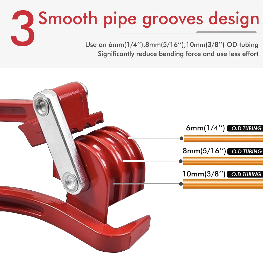 3-in-1 Pipe Bender Tool,90-180 - Home Improvement Youtube review and price