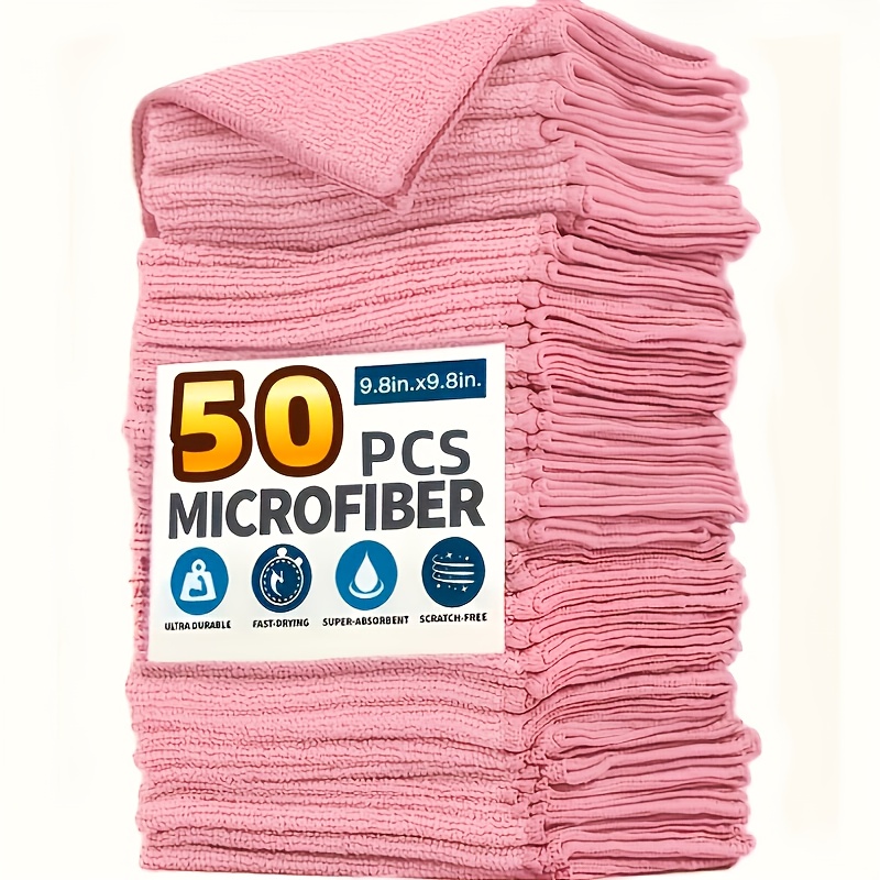 1-50Pcs Light Pink Microfiber  - Home Improvement K&B Construction review and price