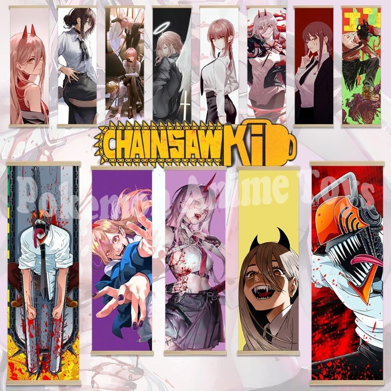 Chainsaw Man Anime Poster Wood - Home Improvement Tv Show review and price