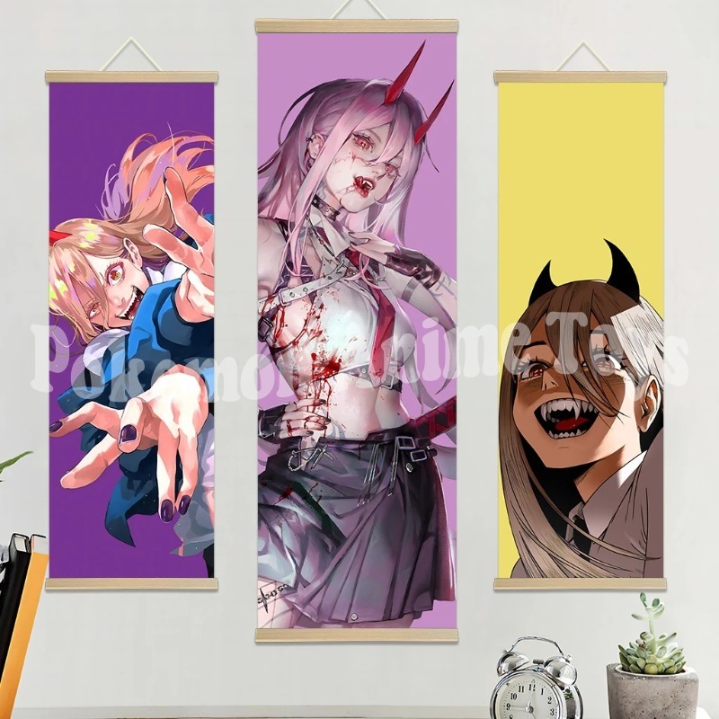 Chainsaw Man Anime Poster Wood - Home Improvement Tv Show review and price