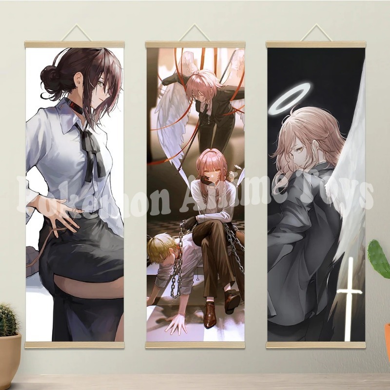 Chainsaw Man Anime Poster Wood - Home Improvement Tv Show review and price