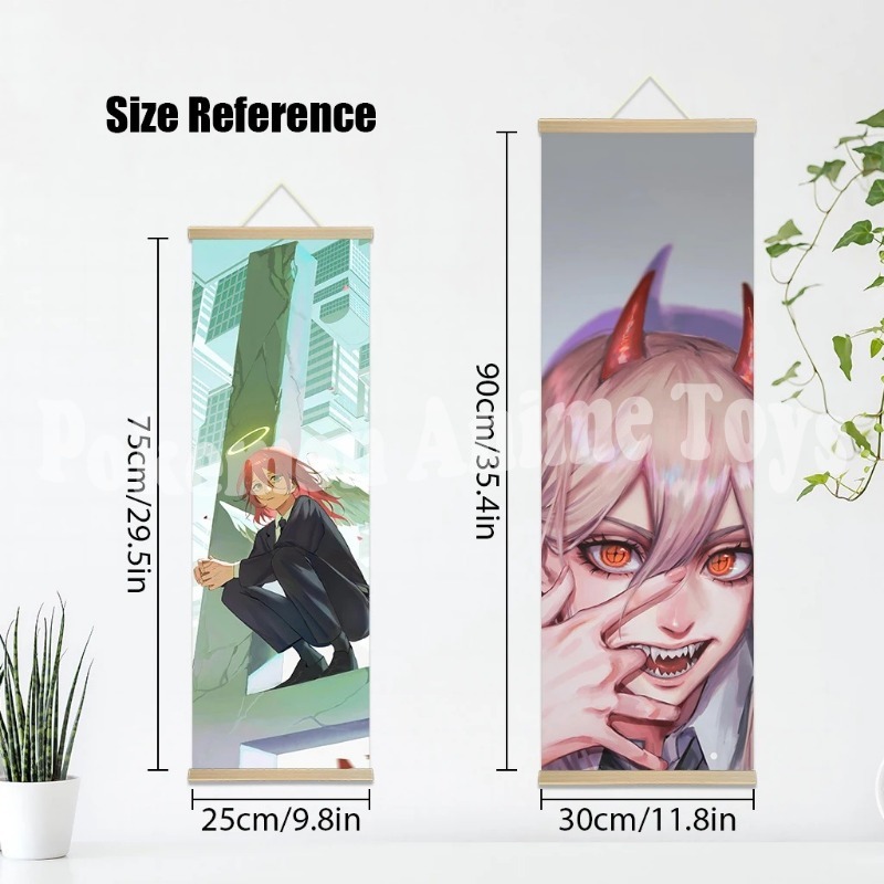 Chainsaw Man Anime Poster Wood - Home Improvement Tv Show review and price