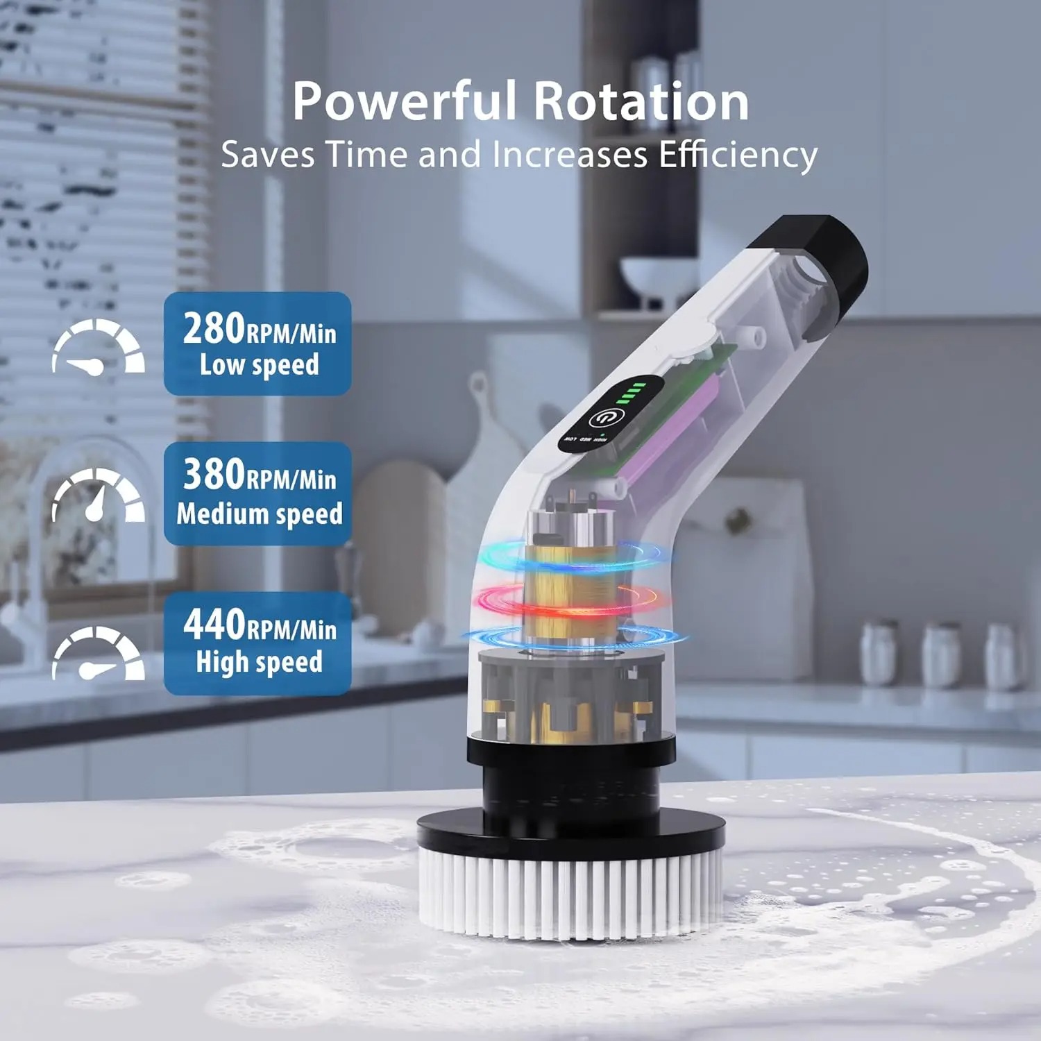 Powerful Cordless Electric Spi - Home Improvement K&B Construction review and price