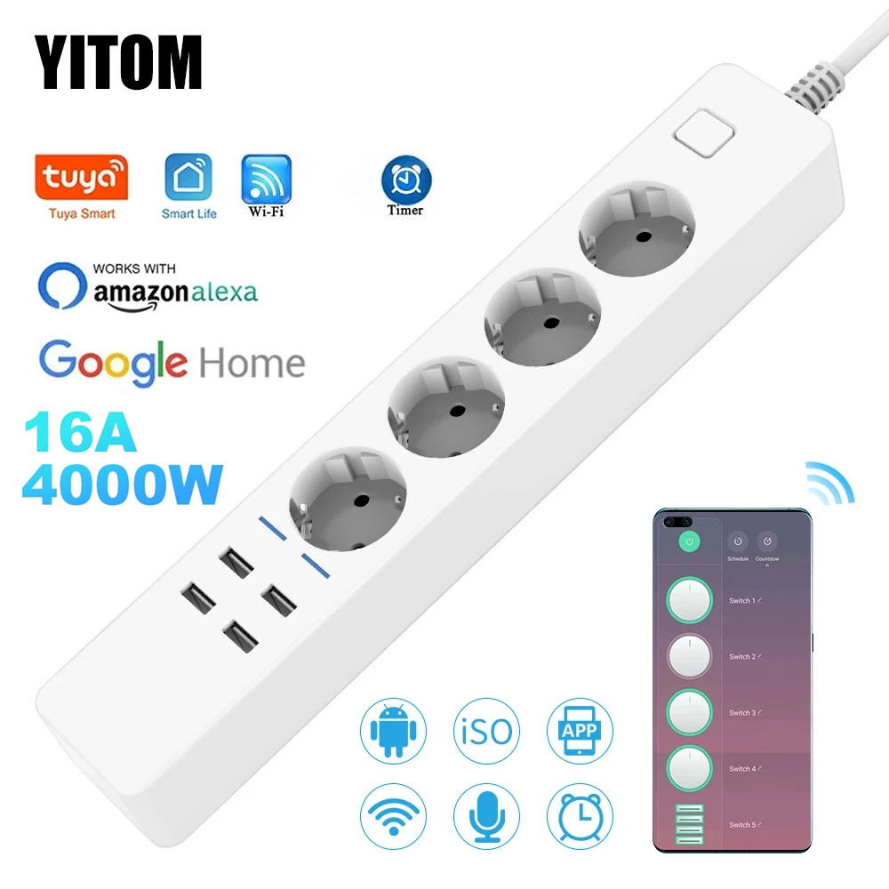 Smart Power Strip Wifi 4 EU Ou - Home Improvement Outlet review and price
